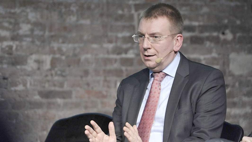 Министр иностранных дел Латвии Эдгар Ринкевич