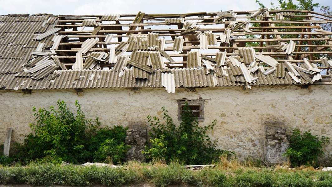 после обстрела