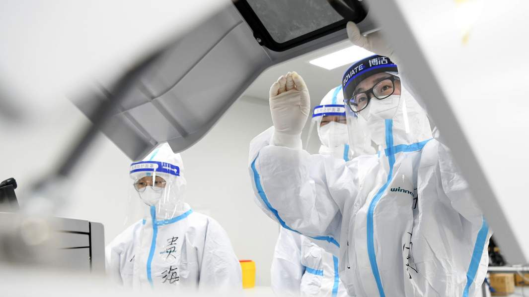 китай лаборатория короновирус