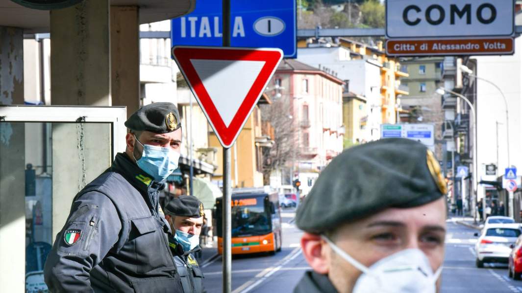 Пограничники в Италии