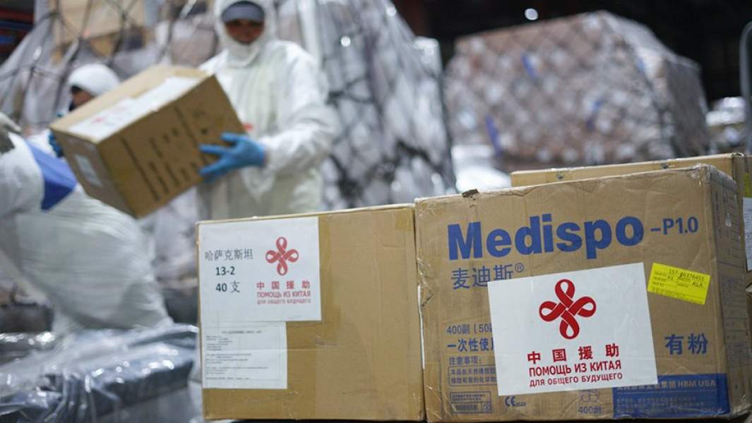 Гуманитарную помощь из Китая доставили в Казахстан