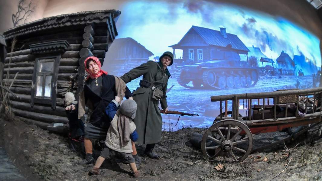 Экспозиция «Подвиг народа» в Музее Победы на Поклонной горе