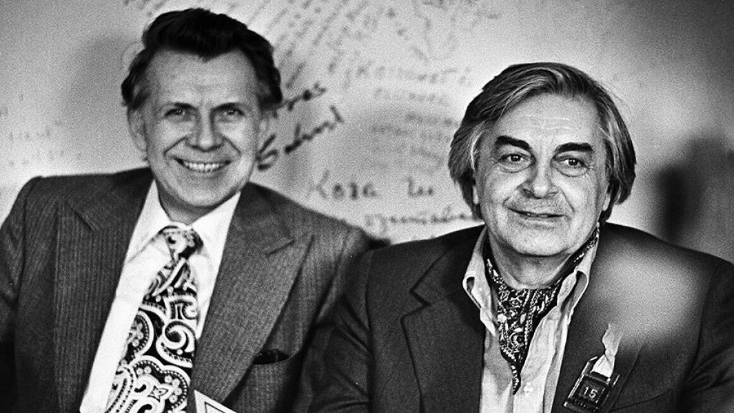 Николай Дупак и Юрий Любимов