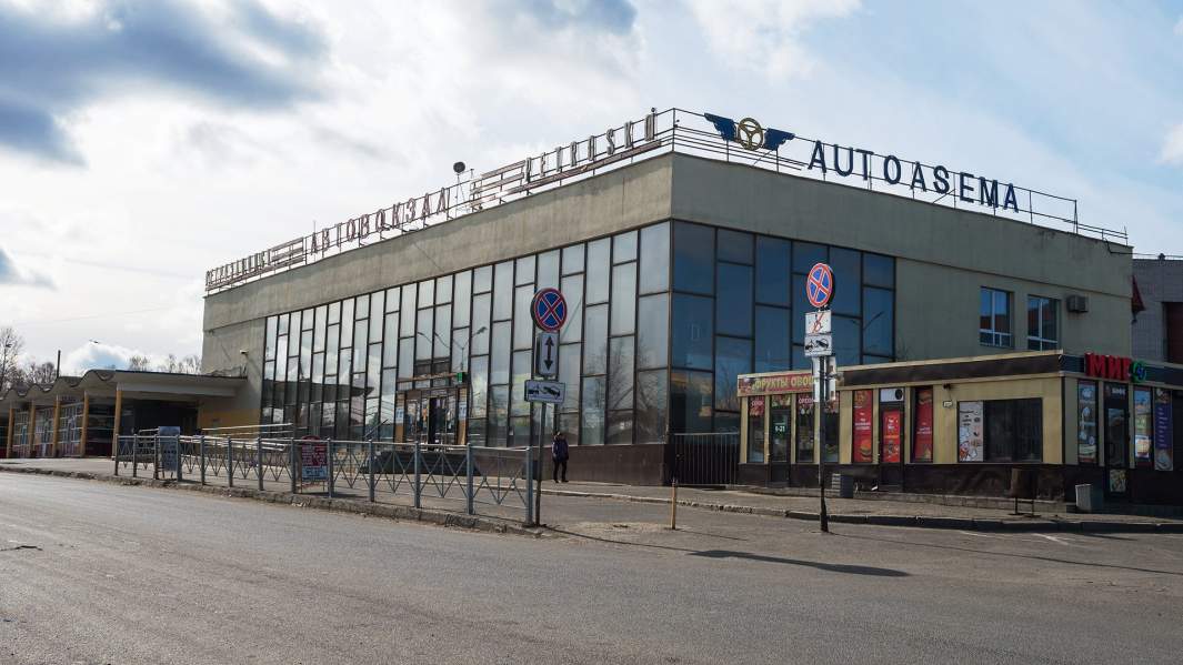 Здание закрытого автовокзала в Петрозаводске
