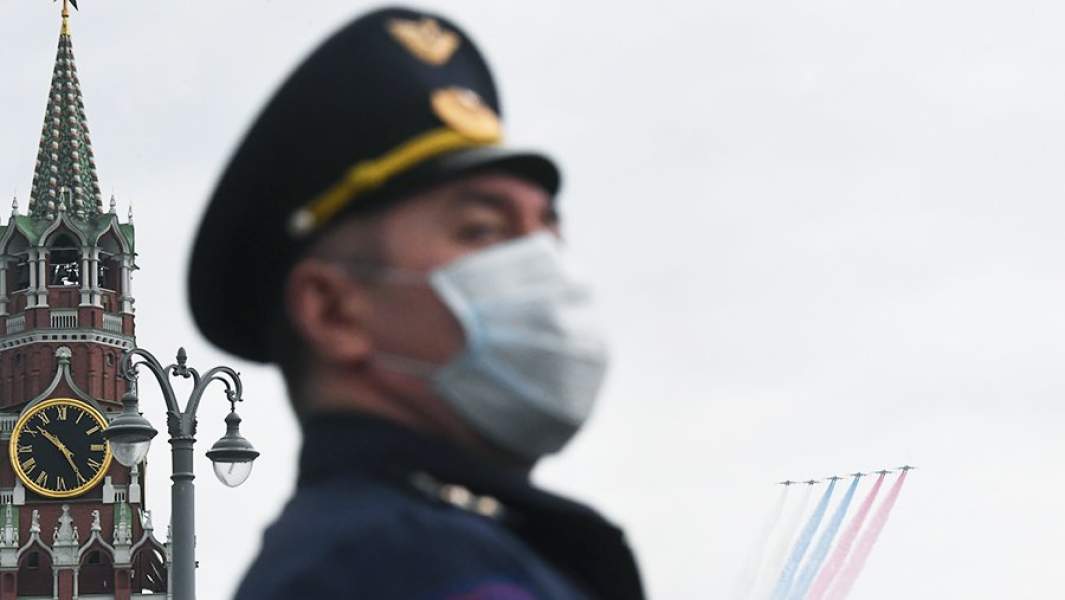 Репетиция воздушного парада в Москве