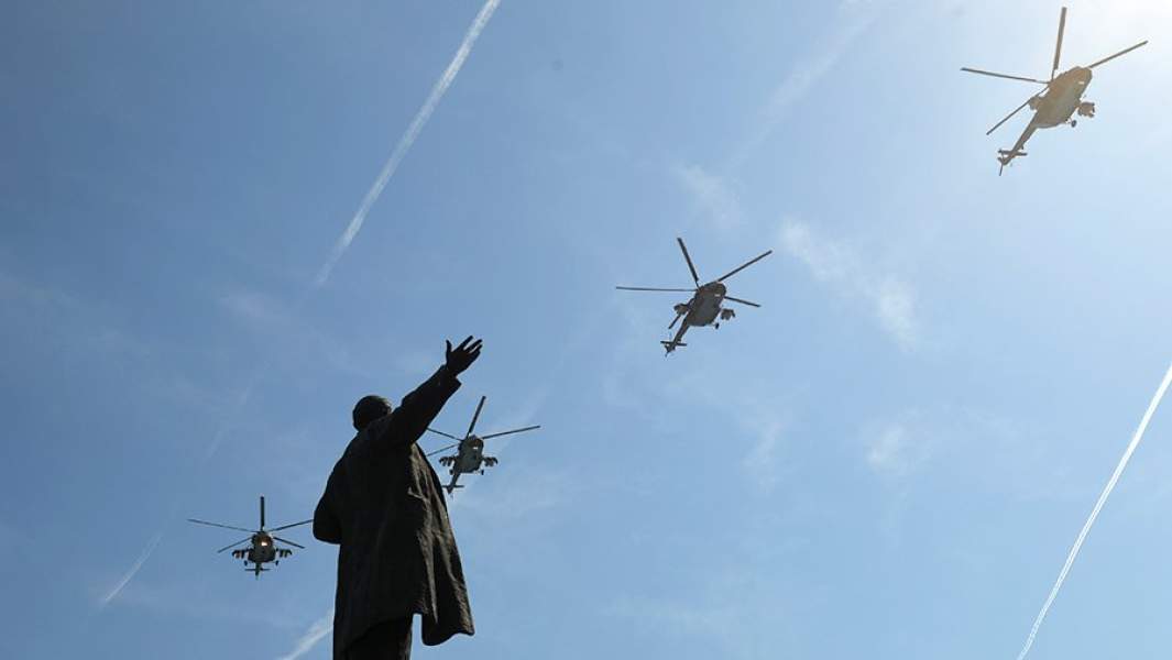 Репетиция воздушного парада в Екатеринбурге