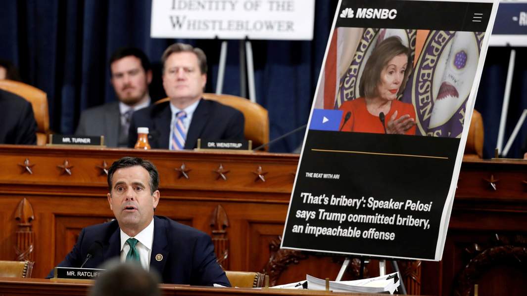 Джон Рэтклифф на слушаниях сената