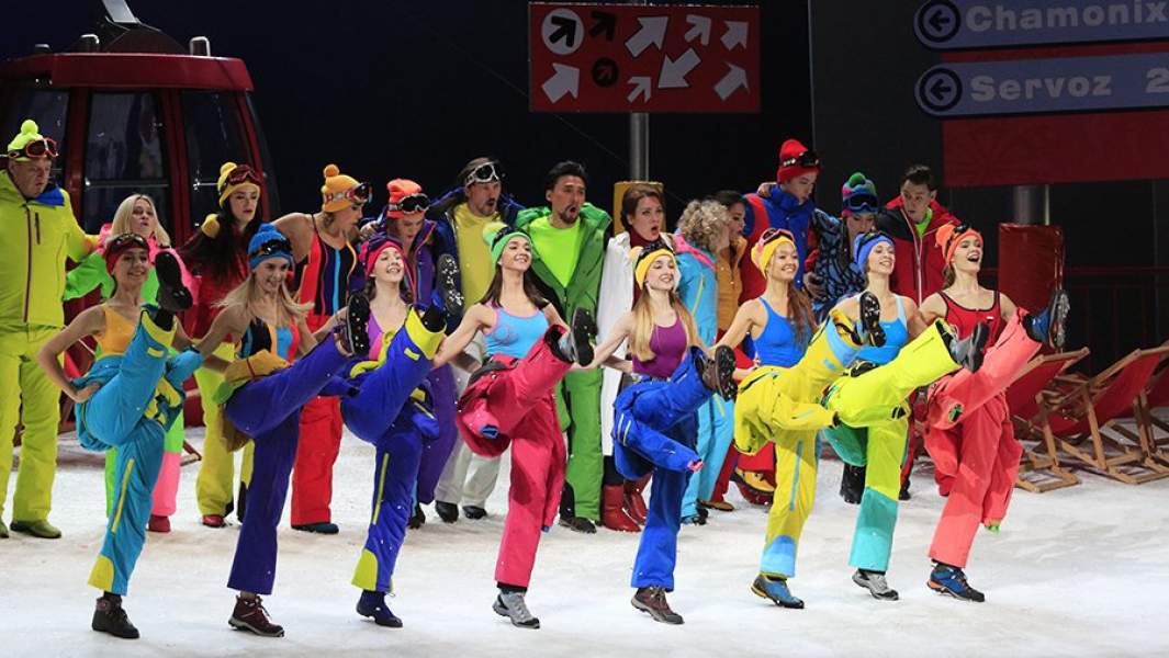 Сцена из спектакля «Зимний вечер в Шамони»