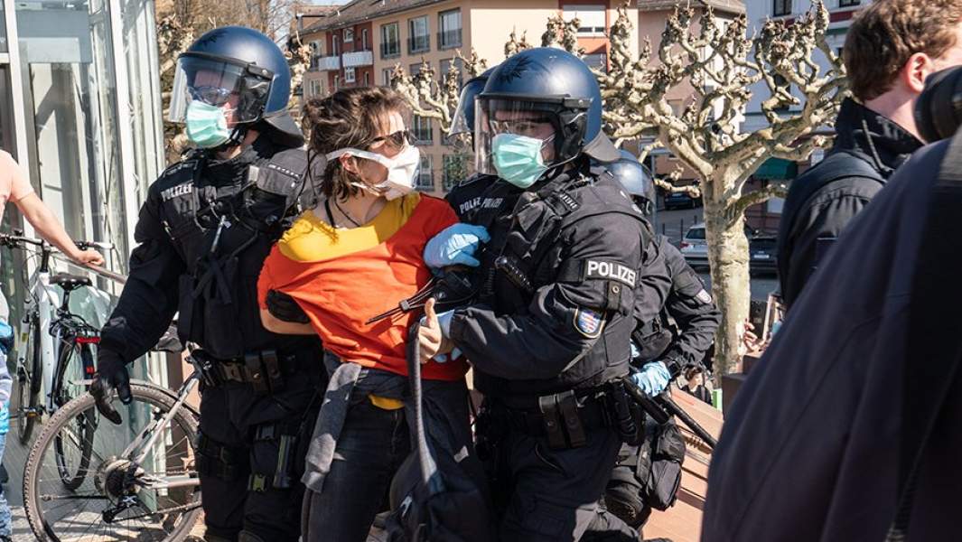 Протесты в Германии 