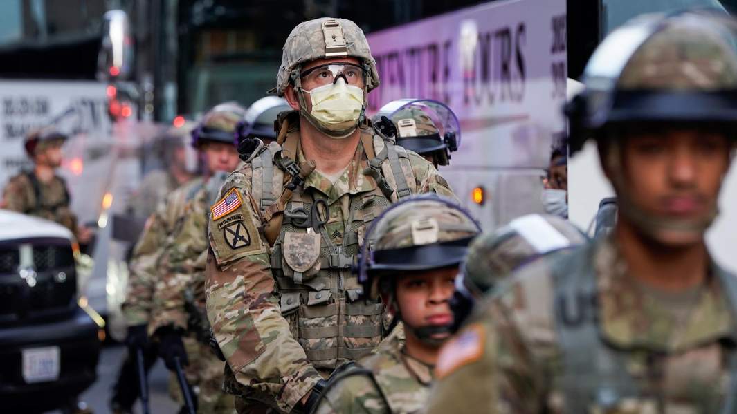 Армия США во время протестов