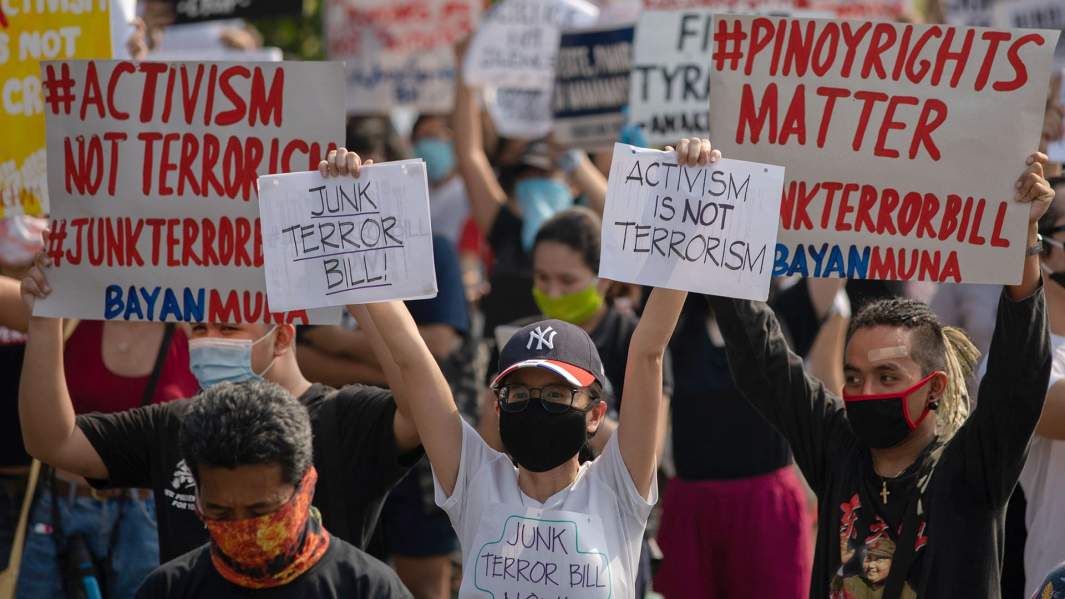 протесты филипины 