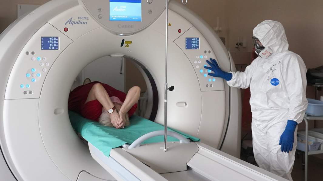 Проведение КТ легких