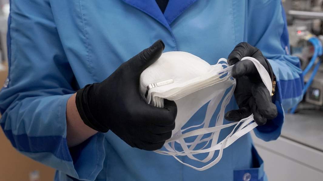 маска производство  вирус