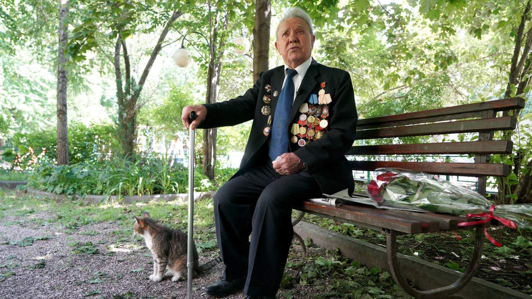Ветеран Великой Отечественной войны Михаил Варичев