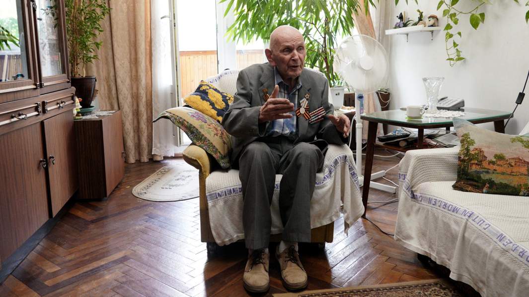 Ветеран Великой Отечественной войны Лев Шотин