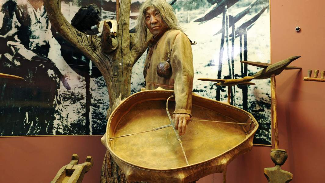 Экспозиция в музее истории и культуры народов Севера им. Ем. Ярославского в Якутске