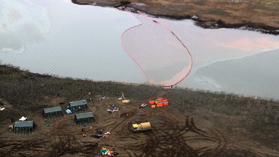 Ликвидация последствий разлива топлива на ТЭЦ-3