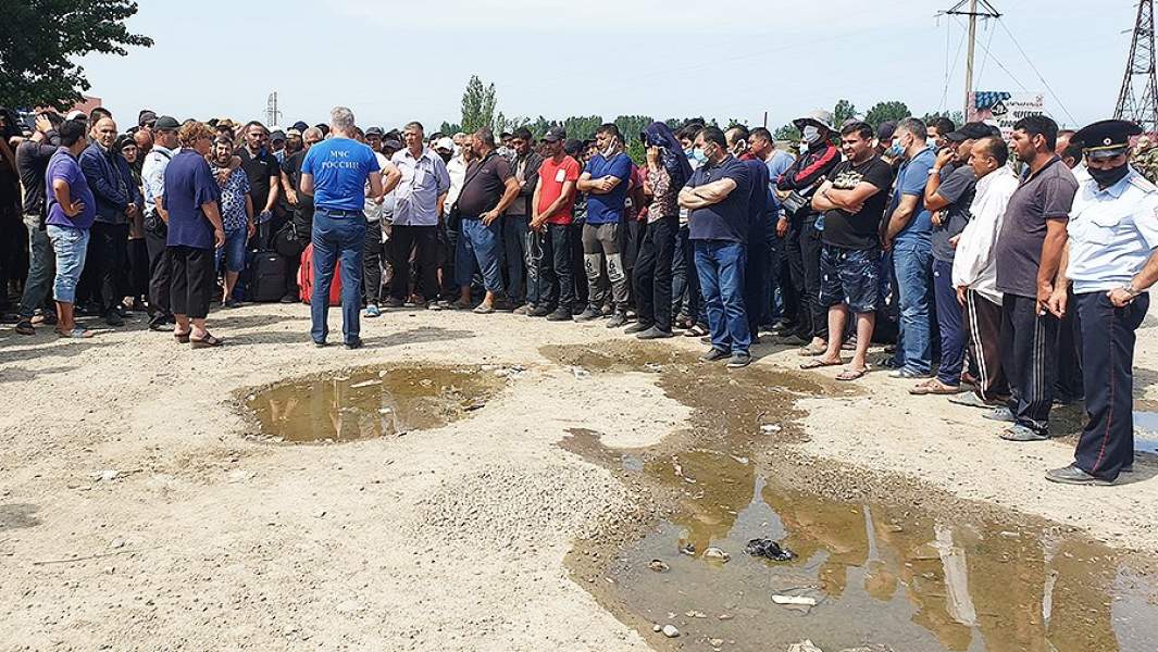 Пункт временного размещения граждан Азербайджана