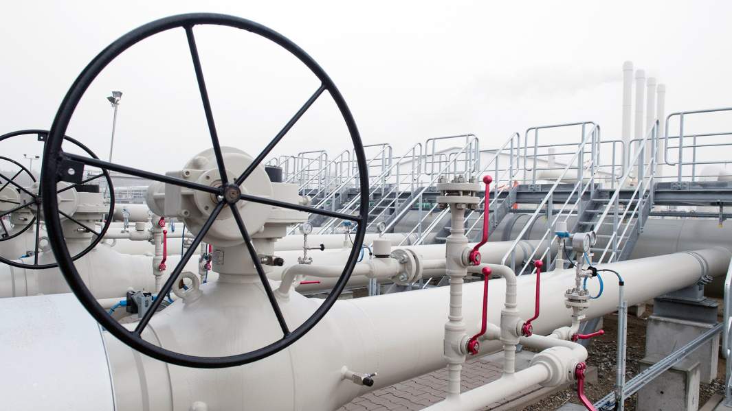 Станция приема природного газа газопровода Eugal