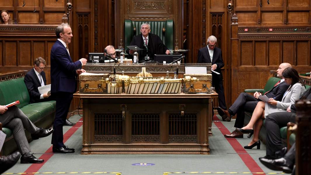 Глава британского МИД Доминик Рааб