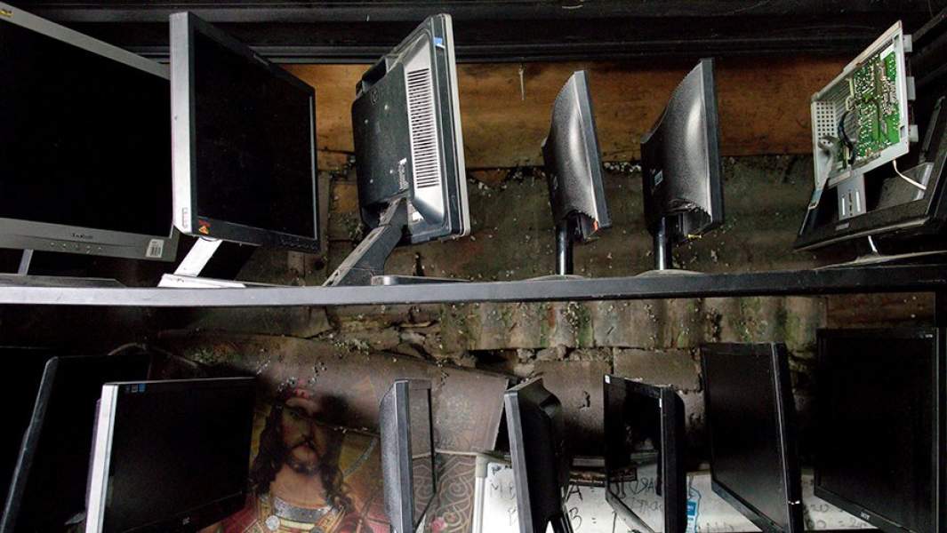 Склад электронного мусора на Филиппинах