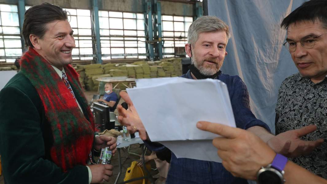 съемочная площадка 