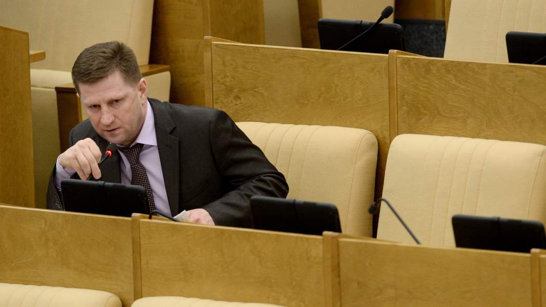 Сергей Фургал на пленарном заседании Государственной Думы РФ