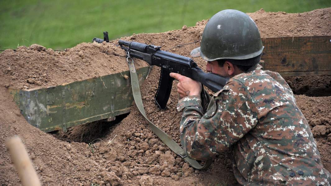 Военнослужащий армии обороны Нагорного Карабаха 