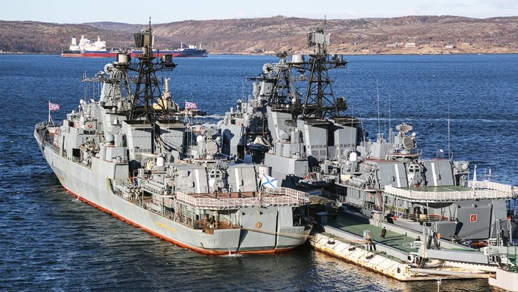 БПК «Вице-адмирал Кулаков»  и БПК «Адмирал Левченко»