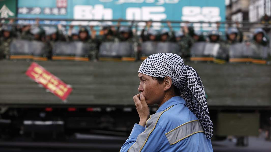 Этническая уйгурская женщина 