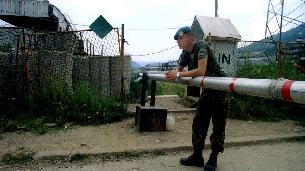 Голландский миротворец ООН 