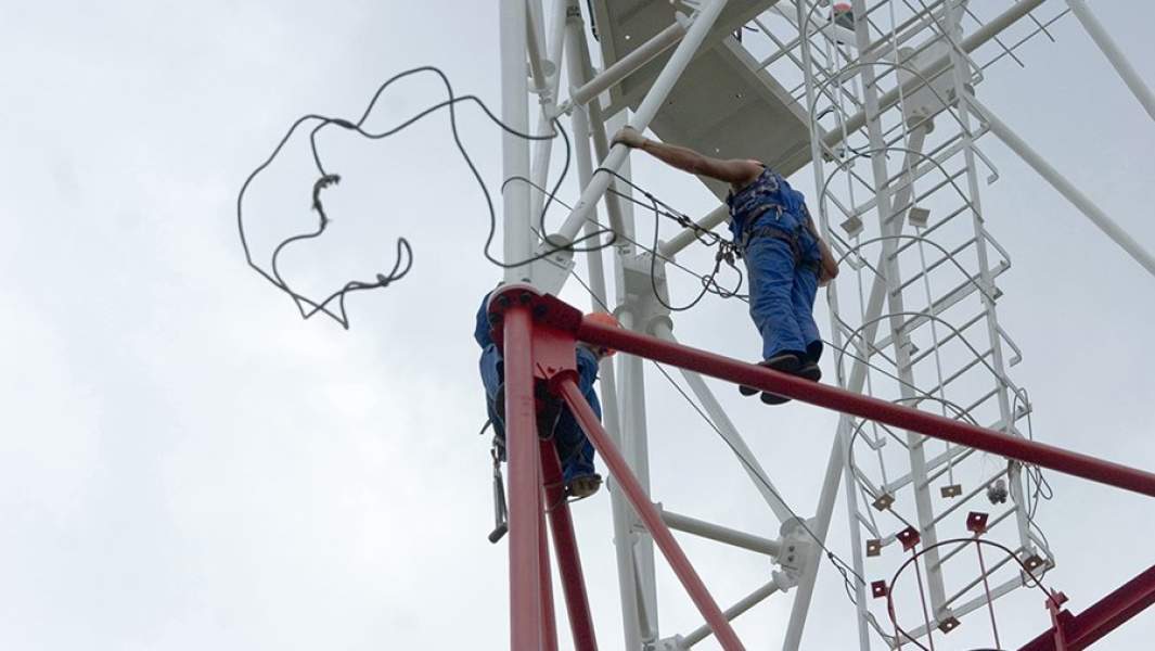 Установка вышки