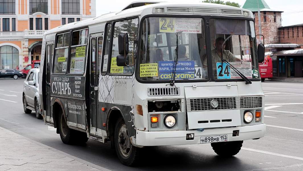 Автобус в Нижнем Новгороде 