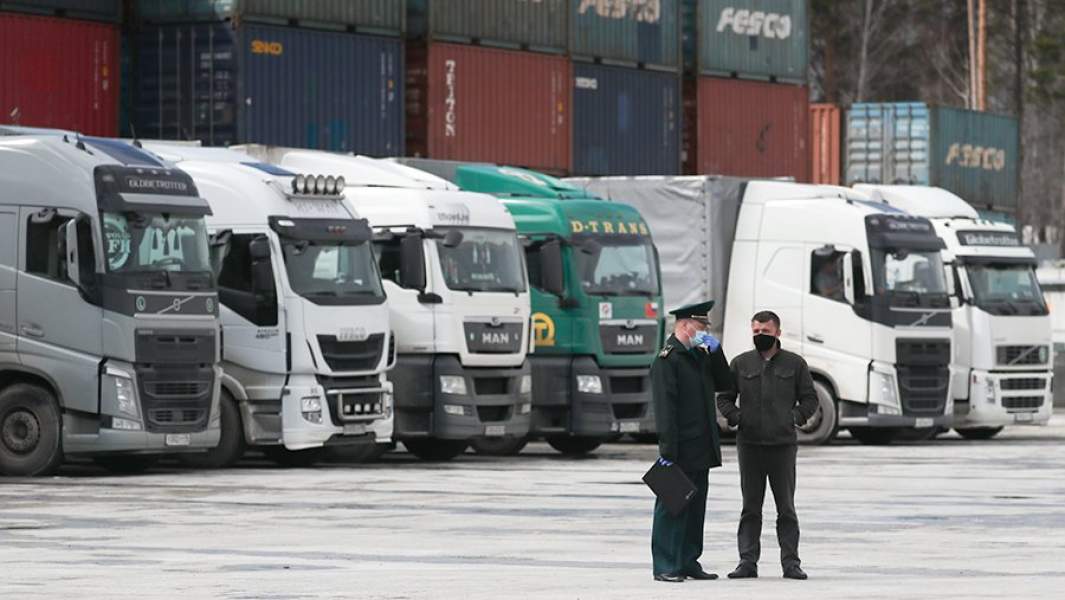 Зона таможенного контроля на Октябрьском таможенном посту Екатеринбургской таможни