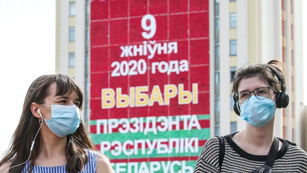 Предвыборный плакат в Минске