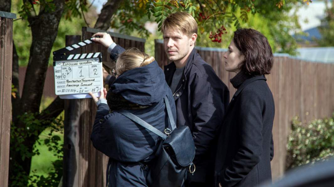 Съемки сериала «Хороший человек»