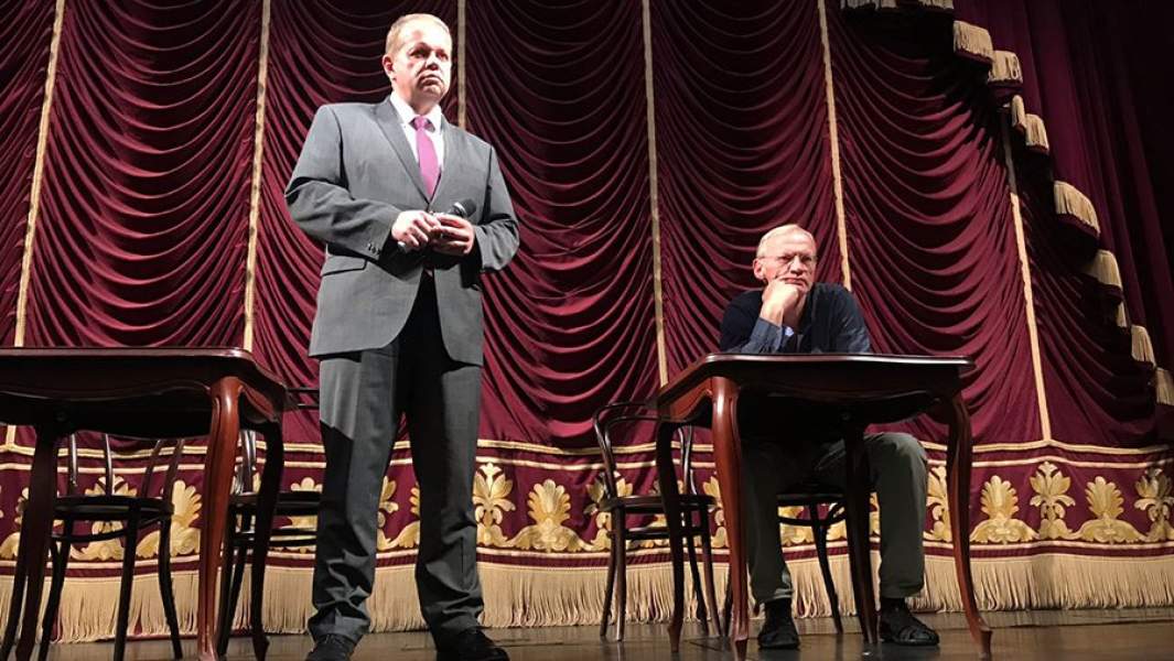 Встреча министра культуры Белоруссии Бондаря с труппой театра Янки Купалы в Минске