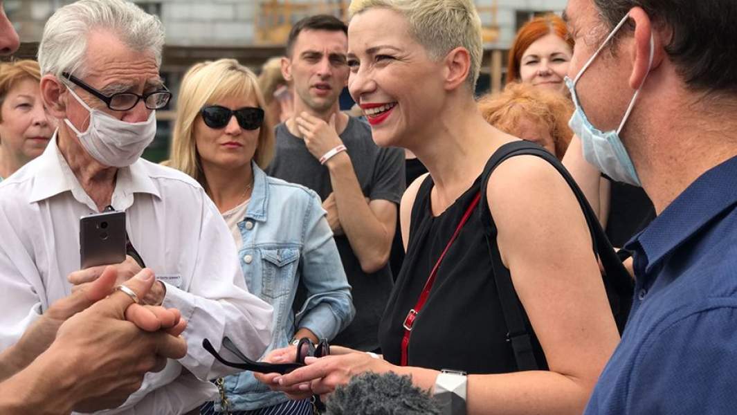 Представитель штаба Виктора Бабарико Мария Колесникова