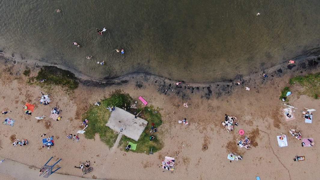 Городской пляж в подмосковье 