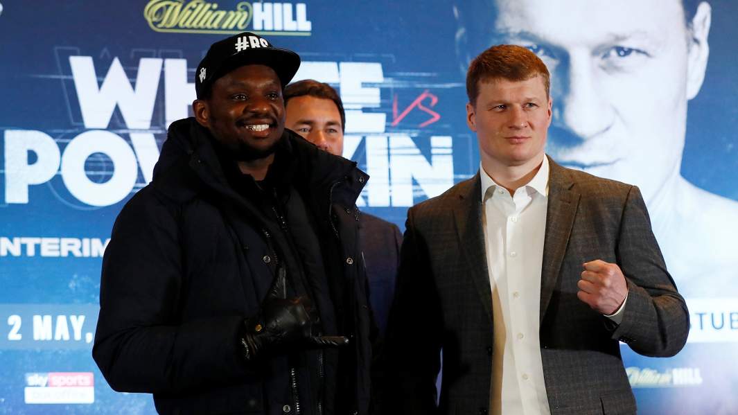 Диллиан Уайт и Александр Поветкин