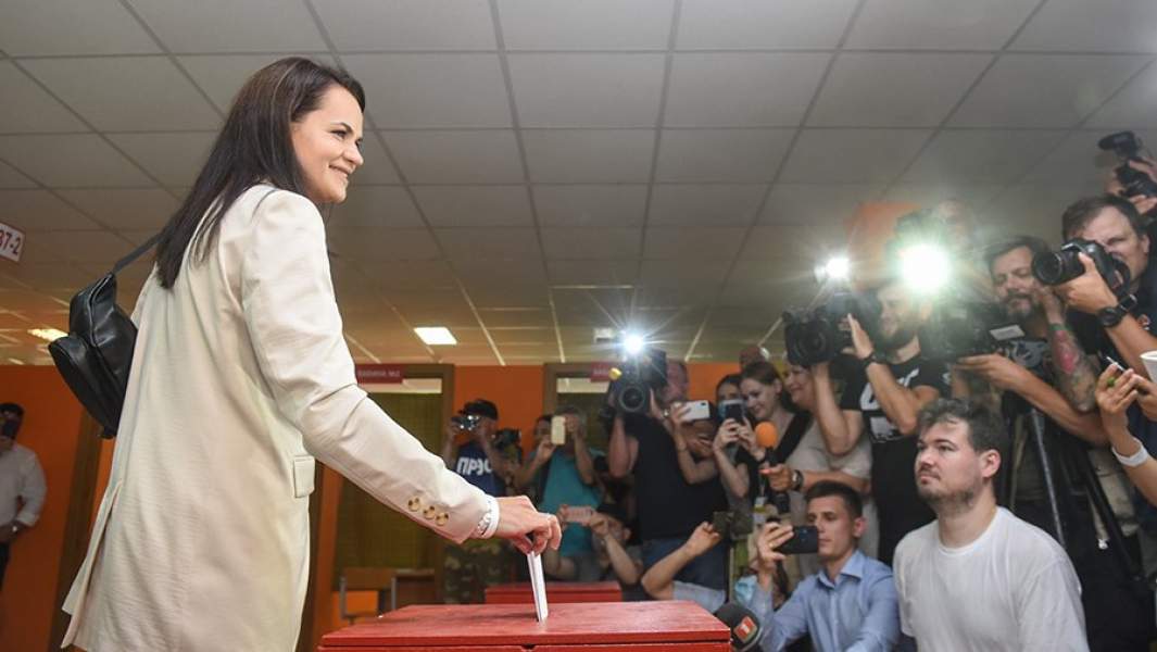 Кандидат в президенты Белоруссии Светлана Тихановская