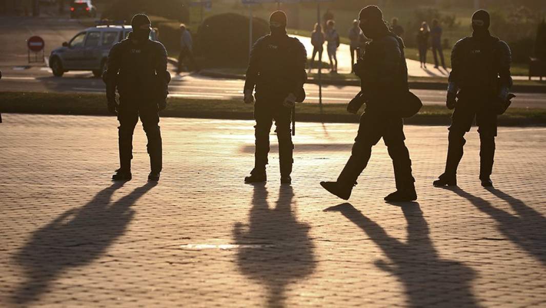 Силовики на улицах Минска 