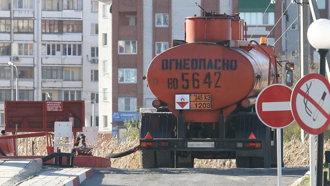 На одной из АЗС