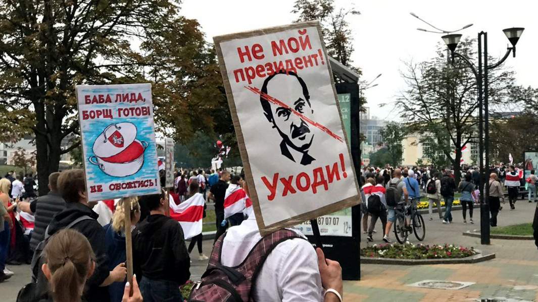 беларусь митинг протест
