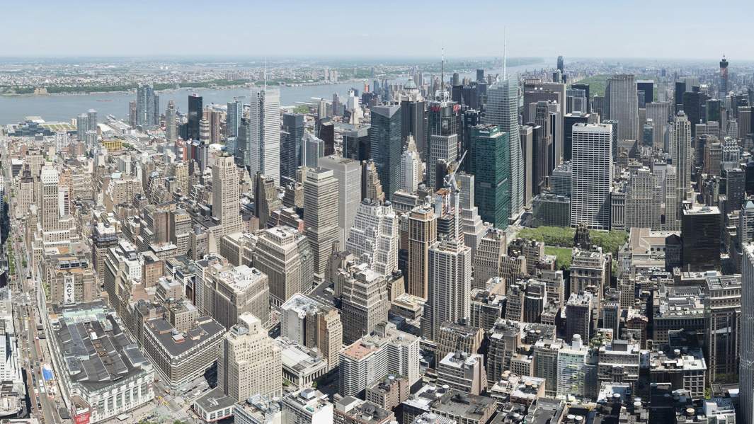 панорама город сша