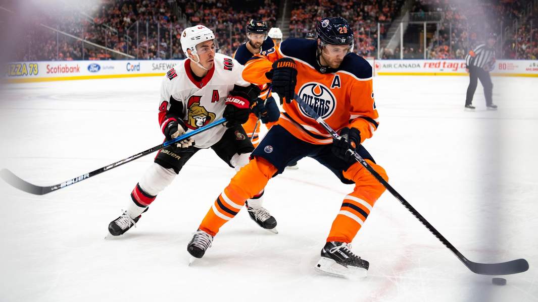 Центральный нападающий «Эдмонтона» Леон Драйзайтль