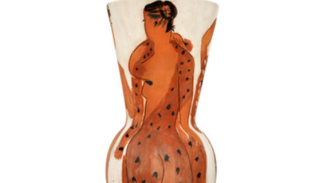 Пабло Пикассо, Большая ваза с изображением женщины в вуали