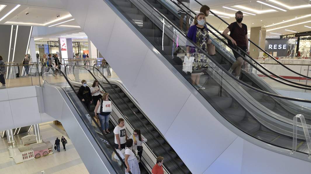 торговый центр вирус пандемия