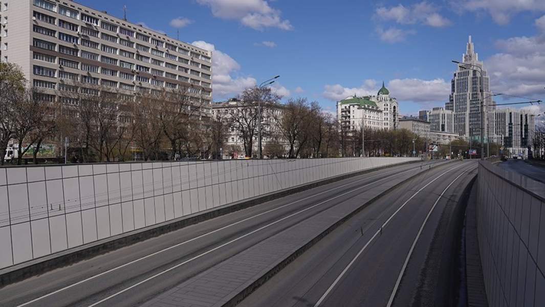 Москва во время режима самоизоляции 