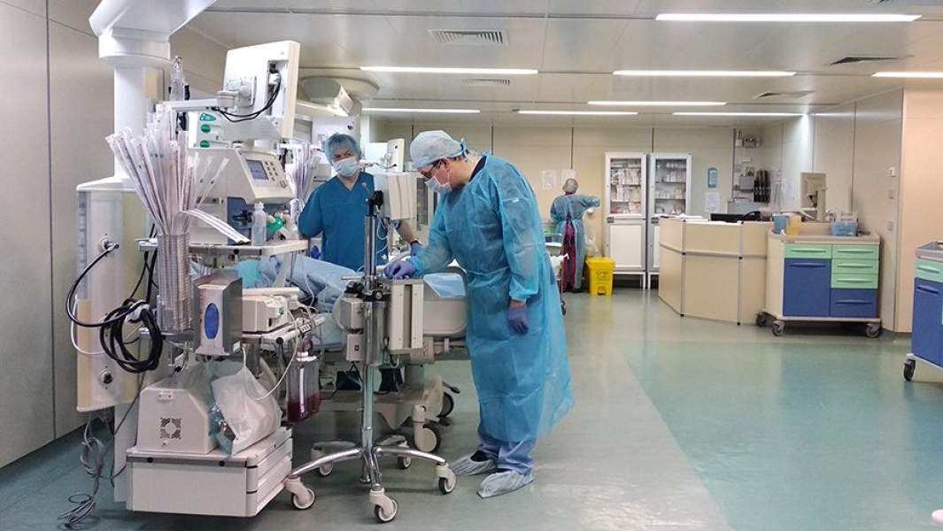 А. Е. Баутин в реанимации